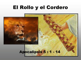 8. el rollo y el cordero - Iglesia Cristiana La Serena