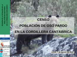 Censo oso pardo