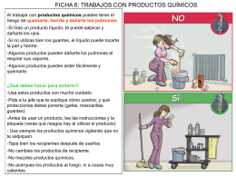 Ficha 6 - Trabajos con productos químicos