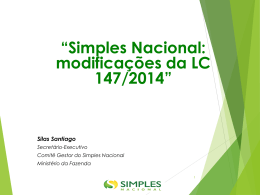 LC 147/14, Alterações Simples Nacional