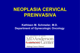 Neoplasia Cervical Preinvasiva