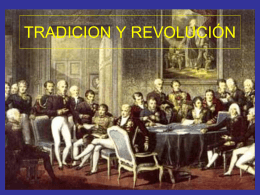tradicionalismo y revolucion