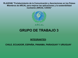 13 presentacion grupo de trabajo 3 en octa paraguay junio