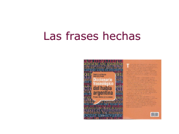 Las frases hechas 2011