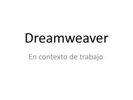 Dreamweaver - WordPress.com