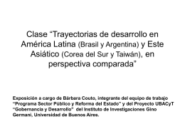 Clase América Latina - Este Asiatico a cargo de Barbara Couto