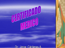 18.- certificados medicos