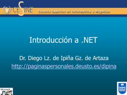 1. Introducción a .NET