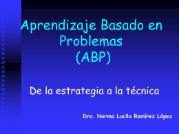 Aprendizaje Basado en Problemas (ABP) - FMVZ-UNAM