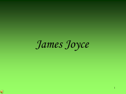 James Joyce - Discurso Freudiano