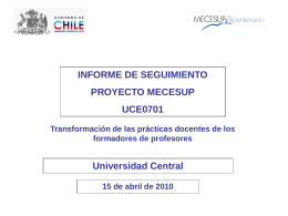 Abril 2010 - Universidad Central de Chile