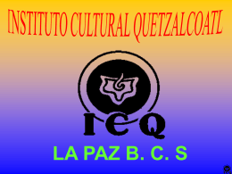 La Gioconda.  - Instituto Cultural Quetzalcoatl