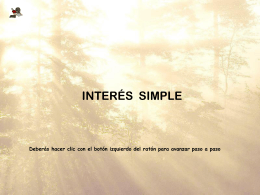 Interés simple - IES Pablo Serrano