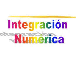 Integración Numérica