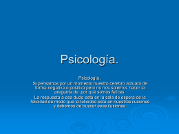 Psicología. - WordPress.com