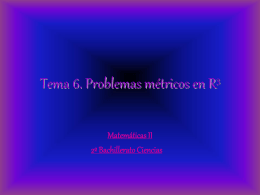 Fórmulas y estrategias para resolver problemas métricos