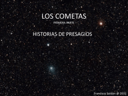 Presentación sobre Cometas (F.Soldán)