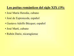 Los poétas románticos del siglo XIX (19)