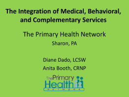 Integration of Medical/Behavioral Health & Complementary Medicine