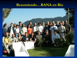 Resumiendo…Rana en Río