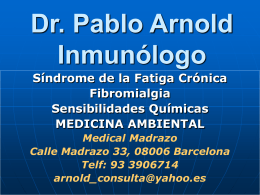 Dr. Pablo Arnold, Inmunólogo