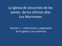 Los Mormones