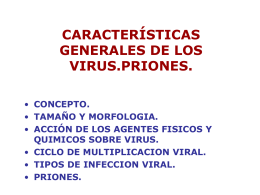 Virus. generalidades. Priones
