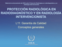 11. Garantía de Calidad - Radiation Protection of Patients