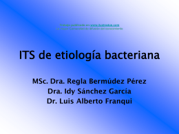 ITS de etiologia bacteriana