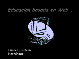 Origen de la educación basada en Web