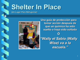 Shelter In Place (Un Lugar Para Refugiarse)