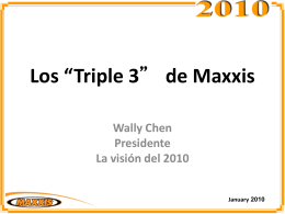El Triple 3 de MAXXIS de Wally Chen