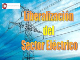 Liberalización electricidad
