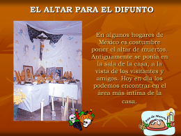 En algunos hogares de México es costumbre poner el altar de
