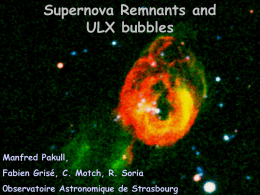 Supernova Remnants and ULX Bubbles - Chandra X