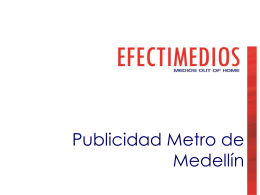 Publicidad Metro 2014