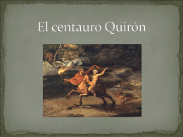 El centauro Quirón