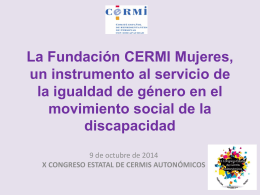 La Fundación CERMI Mujeres, un instrumento al servicio de la