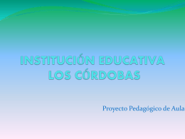 INSTITUCIÓN EDUCATIVA PROYECTO DE RECICLAJE