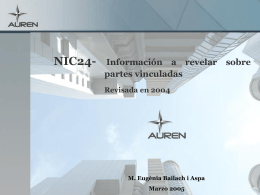 NIC24- Información a revelar sobre partes