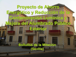 Proyecto de Ahorro Energético y Reducción de la Contaminación