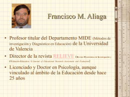 Dr. Francisco M. Aliaga