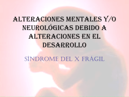 Síndrome del x frágil - Federación Española del Síndrome X Frágil