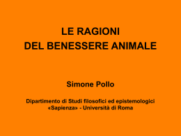 Simone Pollo Dipartimento di Studi filosofici ed epistemologici
