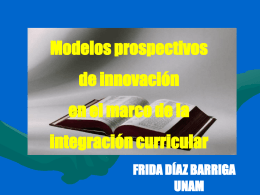 Modelos de Innovación e Integración Curricular en Venezuela