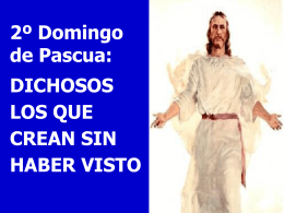 I Domingo de Pascua o de la Divina Misericordia, Ciclo A. San Juan