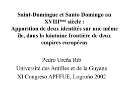 Saint-Domingue y Santo Domingo