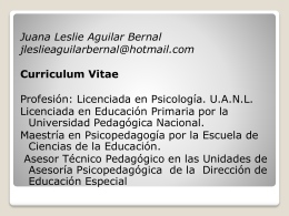 Juana Leslie Aguilar Bernal