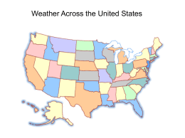 Weather Across the United States San Francisco Carson City Los