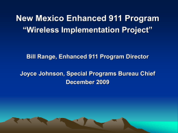New Mexico Enhanced 911 Program